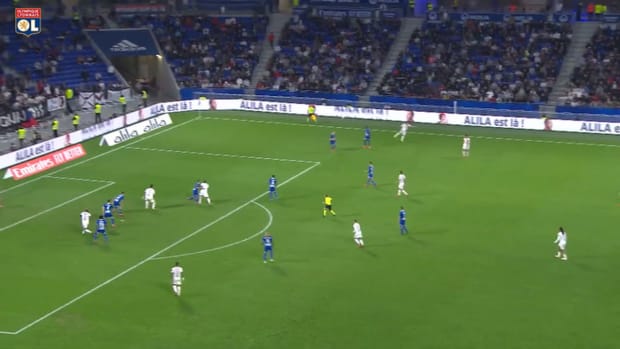 Emerson Palmieri's first Olympique Lyonnais goal